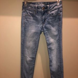 Super Super Stretch American Eagle Jeans.